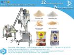 Automatic packaging machine for powder flour filling and sealing