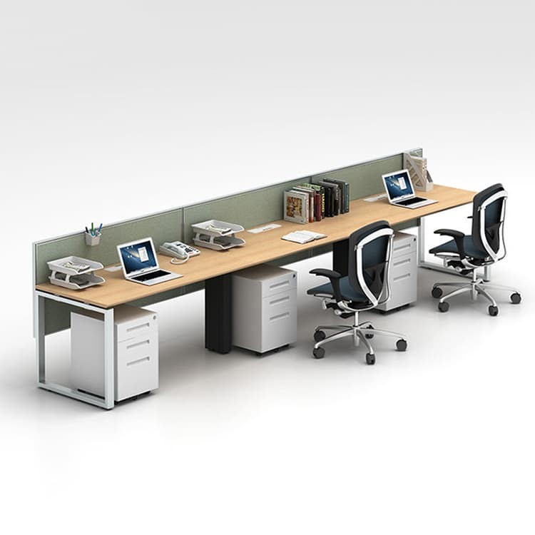 OEM Office Workstation Desks Cubicle 3 Person Workstation