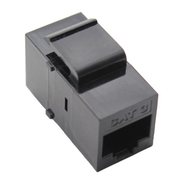 Exact Cables ABS CAT3 UTP Inline Coupler FTP Keystone Jack Female to Female Lan