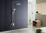 Solid Brass Round Rain Shower Set 3 Way Water Flow ROVATE High Durability