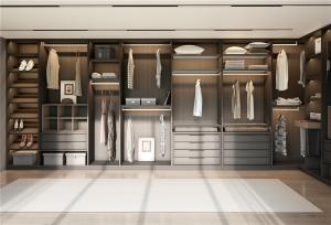 Quality Wooden E1 E0 Bedroom Furniture Wardrobe Set Wardrobe Drawers Set wholesale