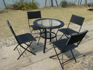 Quality Riverside European Style Dining Furniture Sets With Folding Chair wholesale