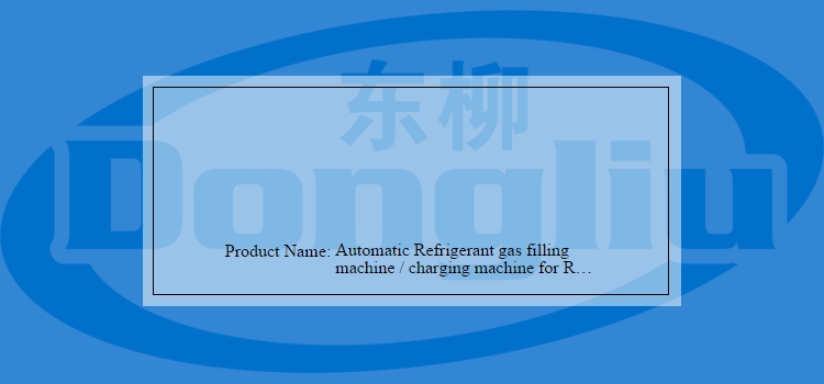 R410a Refrigerant Filling Station Refrigerant Charging Equipment 380V/220V 50HZ