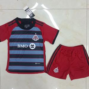 Quality Red Kids Soccer Jerseys Custom Name Football Shirts wholesale