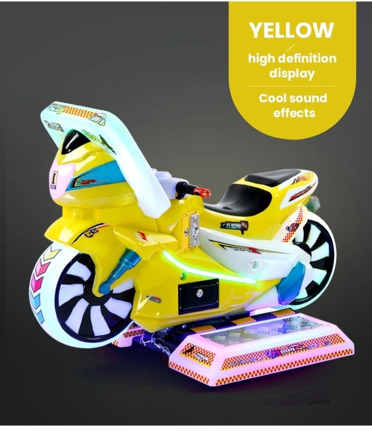 Coin Operated Kids Game Machine Kiddie Rides Racing Car Motorcycles 12 Months Warranty