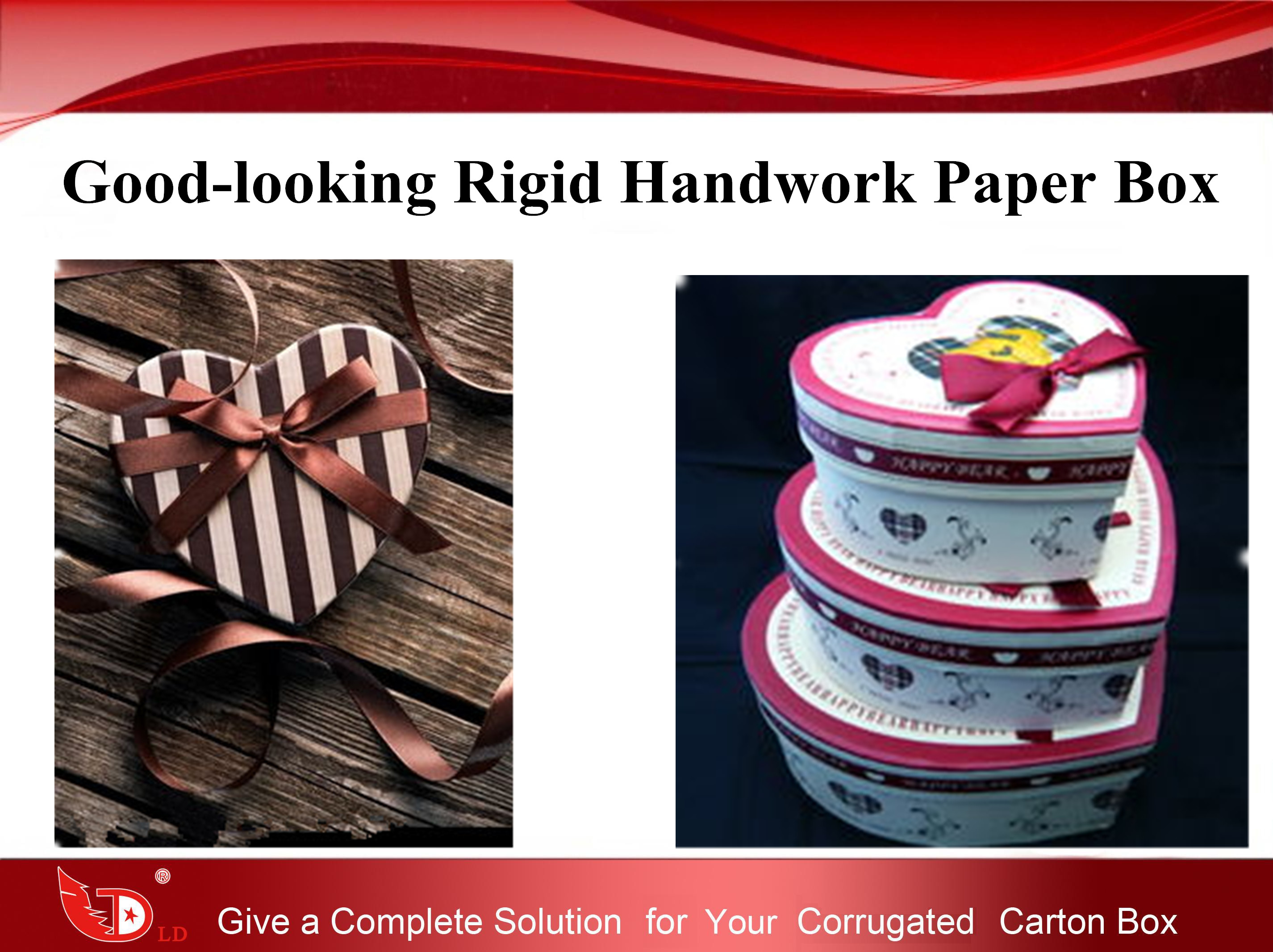 Good-looking Rigid Handwork Paper Gift Box