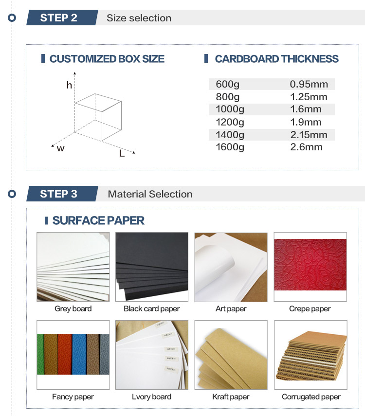Lightweight Recycled Cardboard Gift Boxes