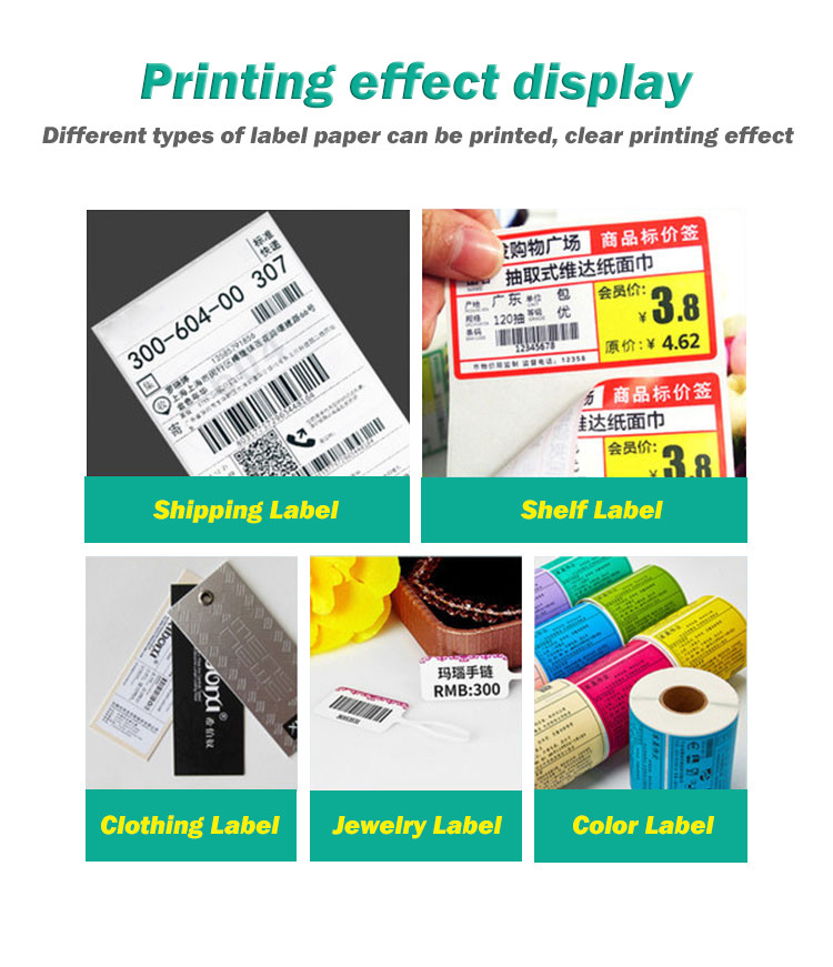 Thermal Barcode Label Printer With Label Holder– Compatible with Amazon Ebay Etsy Shopify 4×6 Shipping Label Printer