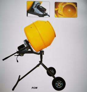Quality 160L Mini Concrete Mixer Machine Yellow Cement Mixing Machine wholesale