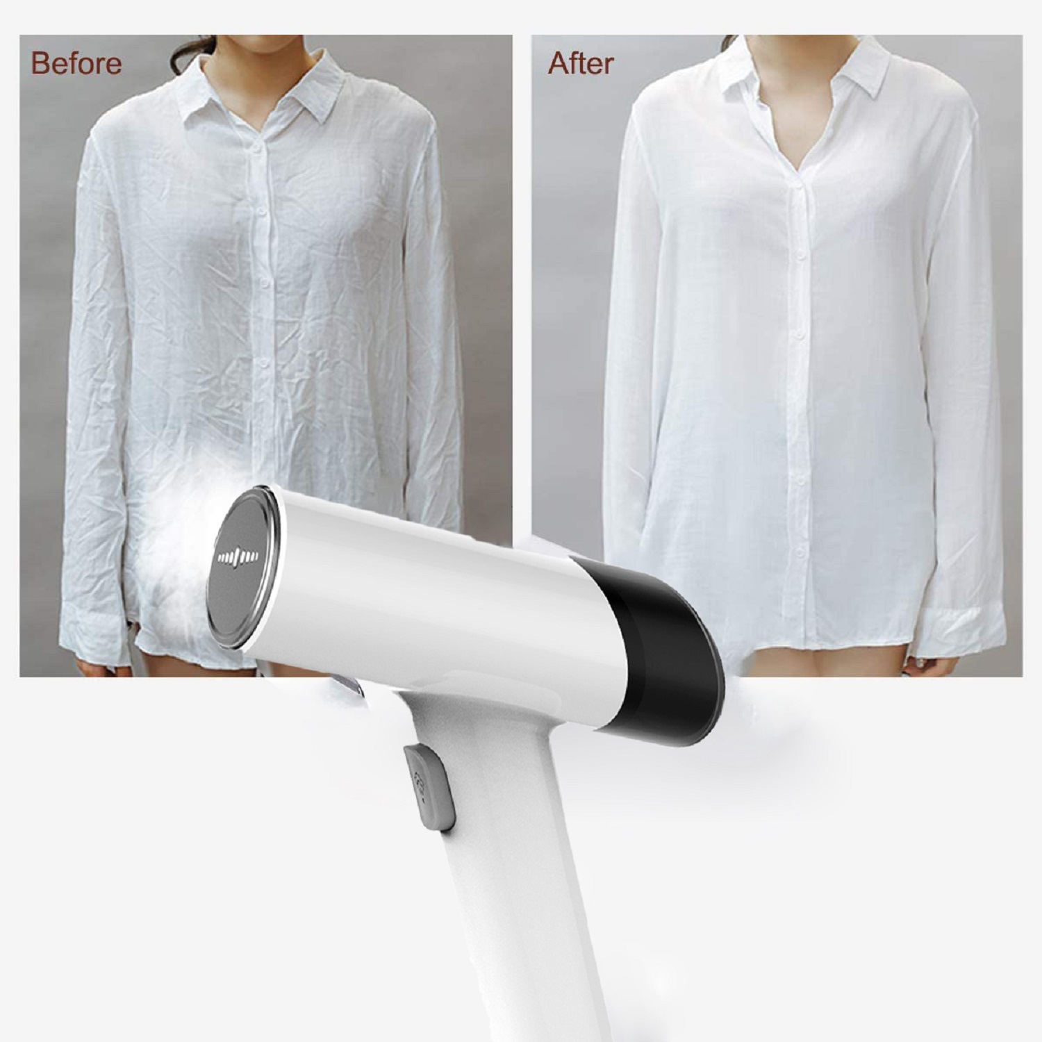 Small And Mighty Custom Mini Portable Handheld Travel Iron Steamer