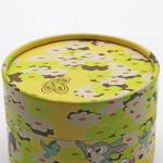 Gold Foil Stamping Cardboard Tube Gift Box For Necklace Jewelry Packaging