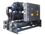 60hp Industrial Water Cooled Chiller Integrated System Semi Hermetic Screw Type