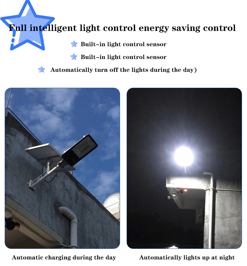 50w Engineering Smart Intelligent Solar Street Light For Landscape Remote Control