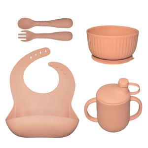 Quality BPA Free Baby Silicone Products Non Slip Suction Cups Plates Set For Weaning Children wholesale