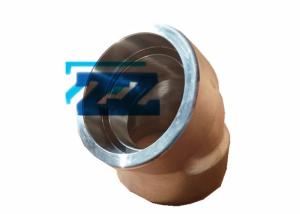 Quality 45D 1 1 / 4 &quot; Class 6000 Socket Weld Pipe Fittings Elbow ASTM A182 F51 wholesale