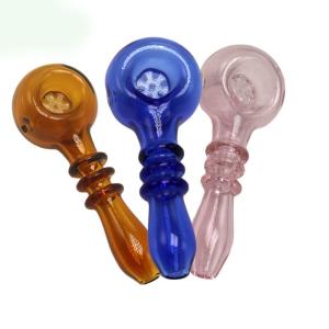 Quality SGS 4 Inches Polychrome Borosilicate Glass Pipe wholesale