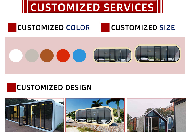 Modern Design Luxury Capsule Mini Space Capsule Home with Online Technical Support