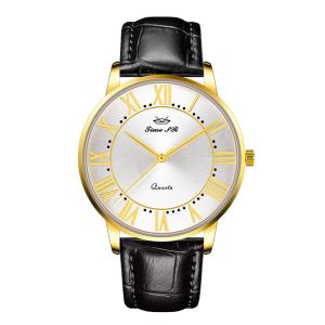 Quality Waterproof 3ATM Fashionable Leather Band Quartz Watch For Men And Women wholesale