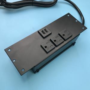 Quality Flush Mounted Tabletop Power Outlet With Dual USB Ports wholesale