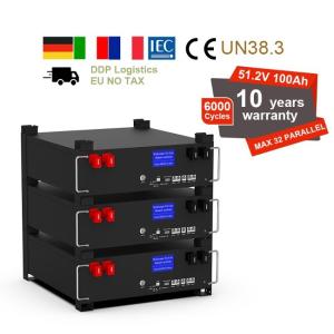 Quality LiFePO4 Stacked Lithium Energy Storage Batteries 51.2v 100Ah Customized wholesale
