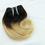 Short Hair Brazilian Human Hair Machine Made Weaves Snail Curl Hair