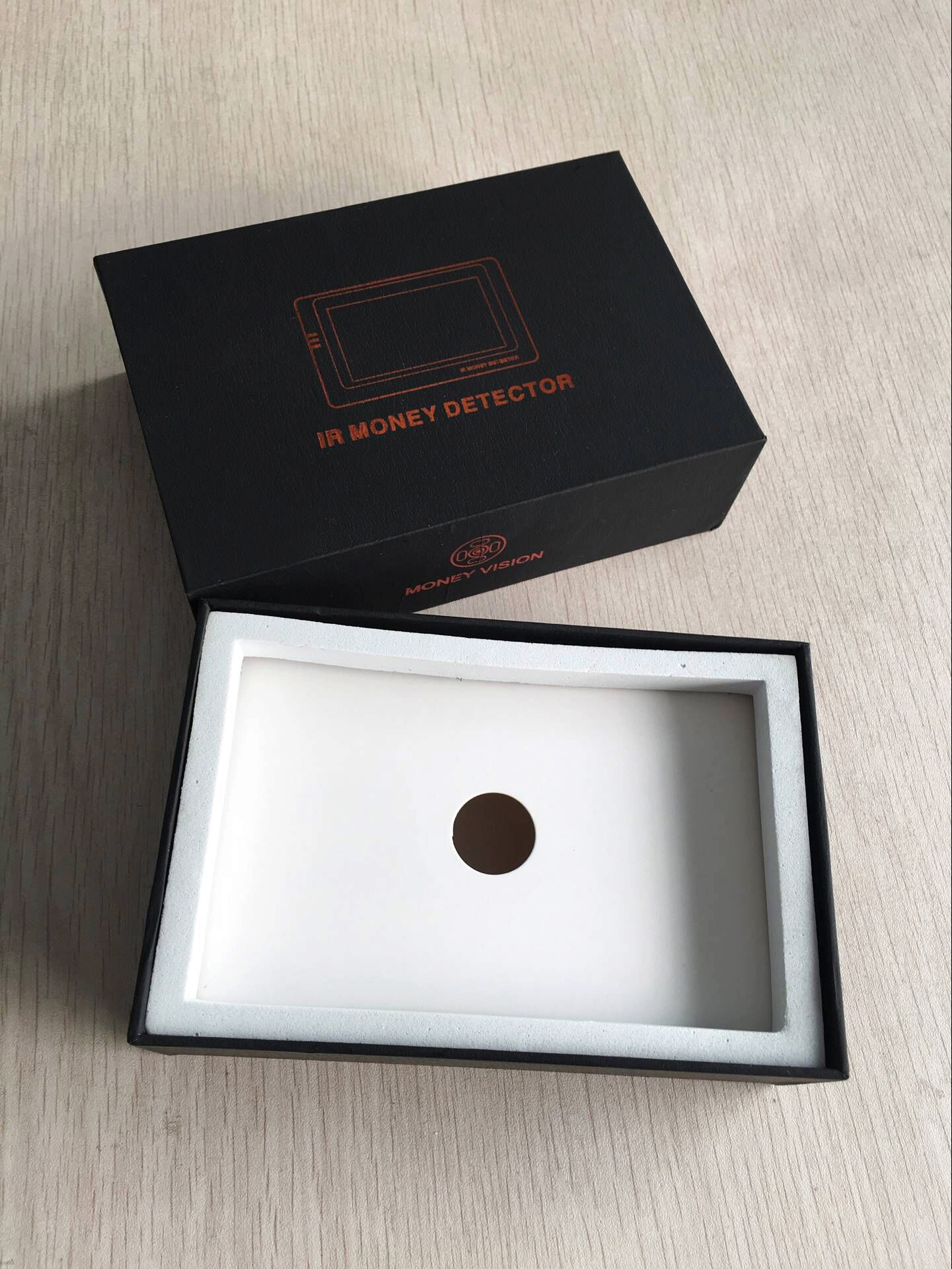 IR GBP Mini Infrared Money Detector With Large LCD Screen , Lithium Battery