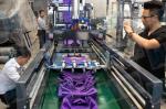 Full Automatic Carry Bag Punching Machine / Ultrasonic Punch Needle Machine