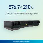 120.96kW Lithium Electric Sweeper Truck Battery , Heavy Duty Truck Battery