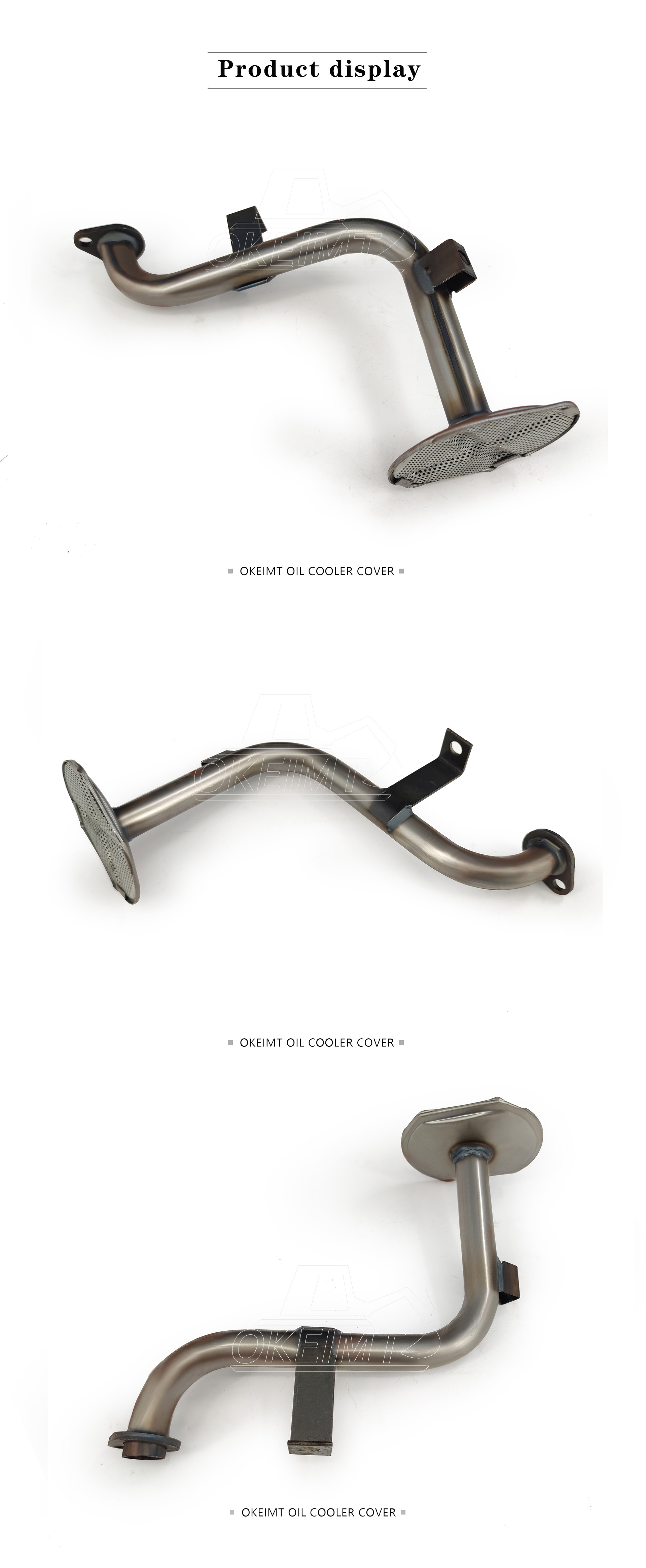 OKEIMT Excavator Engine Parts S6K Oil Suction Pipe Assembly