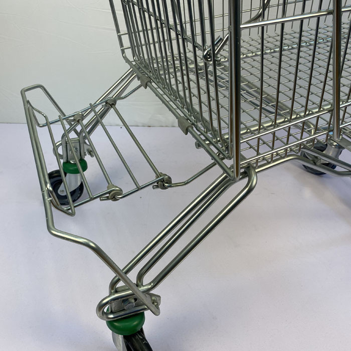 180L General store storage Chromed Europe Market Supermarket Shopping Trolley