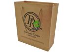 Lightweight Brown Kraft Paper Shopping Bags Custom Logo / Size OEM Accepted