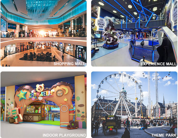 Indoor Fun Center Equipment Video Game Simulator Dynamic VR Motion Platform
