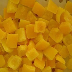 Quality Premium IQF Frozen Food , Fresh Individually Quick Freezing Yellow Bell Pepper wholesale