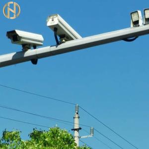 Quality Q235B Galvanized Steel 5M Surveillance Camera Pole wholesale