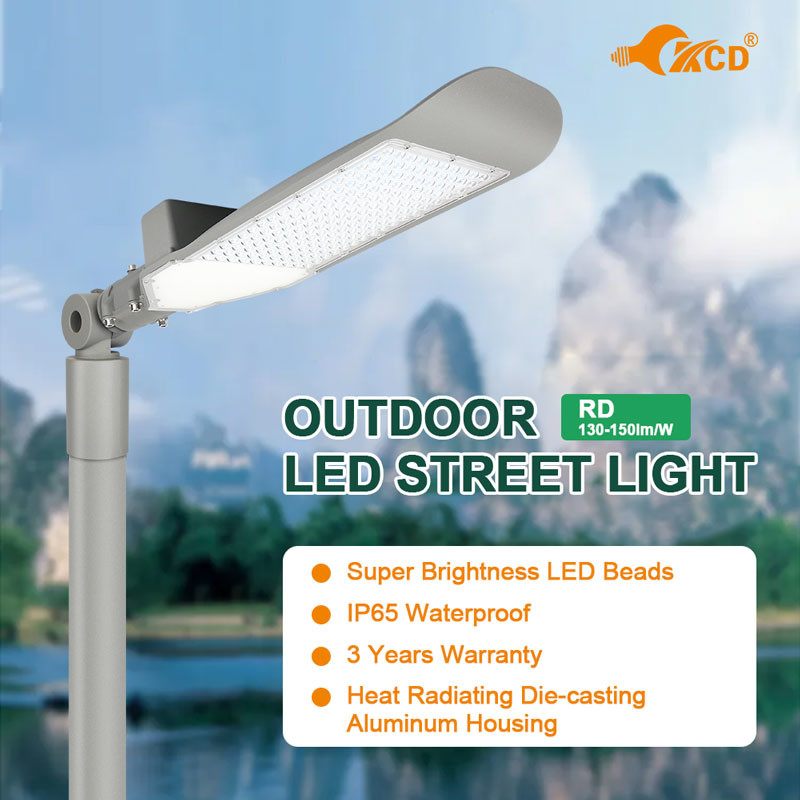 2700-6500K Outdoor LED Street Lights 200w Roadway Pathway Parking Lot 30000 Lumen