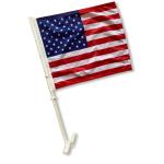 Economic Polyester USA American Car Flag Window Clip 11" X 13" Pack Of 12 10 100