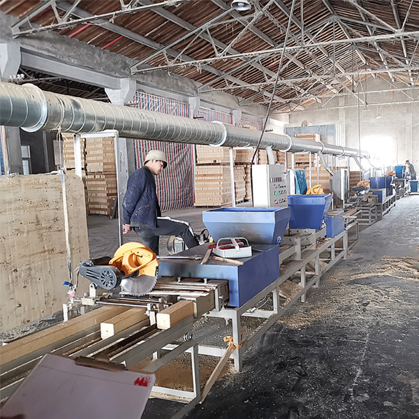 Automatic Compressed Wood Chip Pallet Block Making Machine
