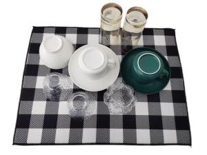 Quality 220 Gsm Kitchen Usage Countertop Dish Drainer Drying Mat Microfiber wholesale