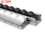 Industrial Plastic Roller Track Cold Welded White / Yellow Color For Production