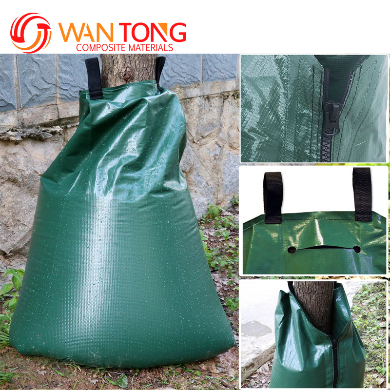 20 Gallon Capacity Army Green Tree Watering Bag with Slow Release Root Water System