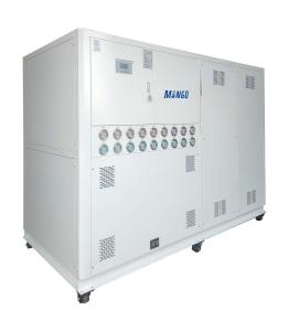 Quality Industrial Water Cooled Chiller Unit 80HP 90KW/Hr With Hermetic Compressor wholesale