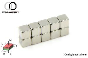 Quality 10mm x 10mm Cube Medical Grade Magnets Multifunctional For Biomagnetism wholesale