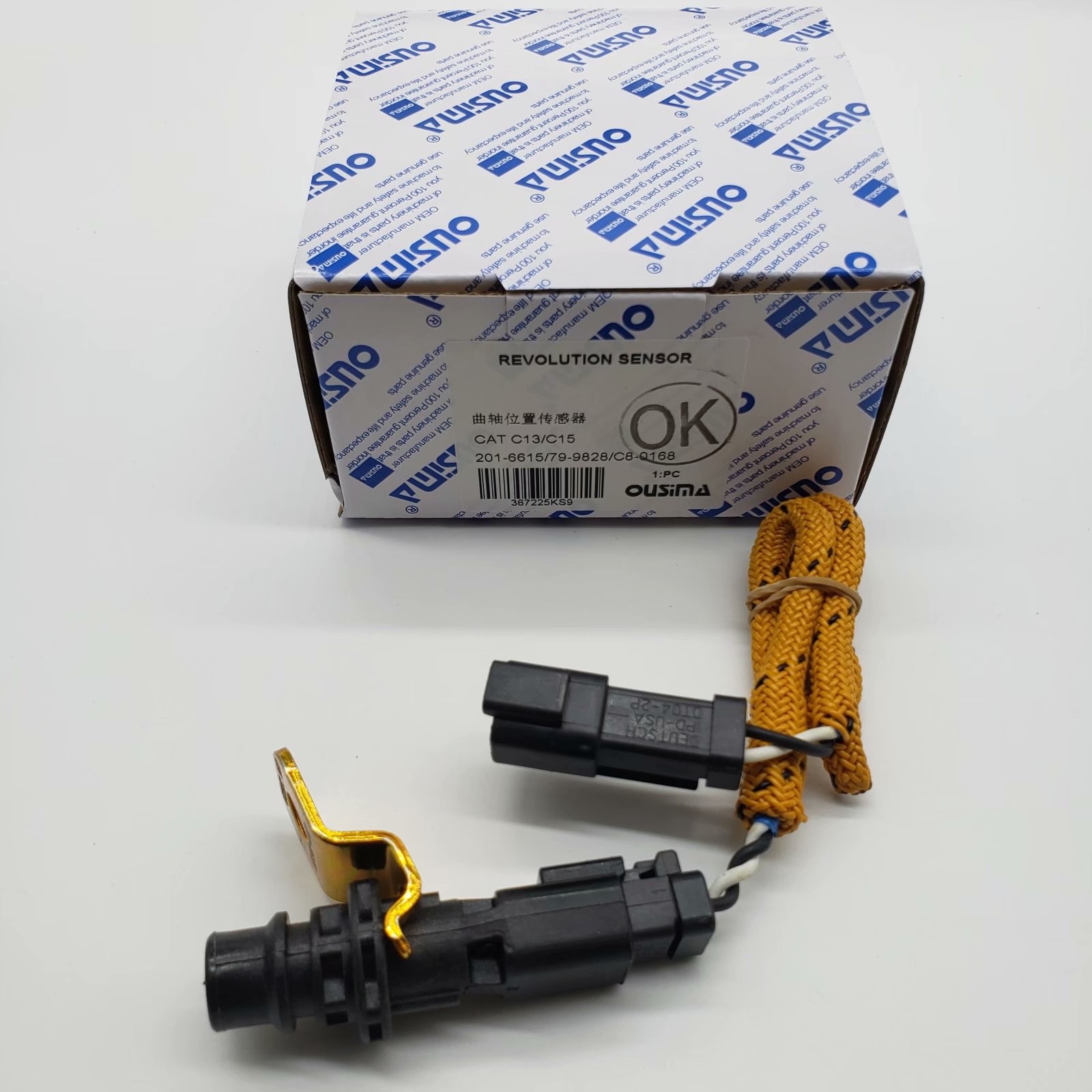 OUSIMA 201-6615 79-9828 C8-0168 Speed Sensor Engine Crankshaft Position Sensor For C13 C15