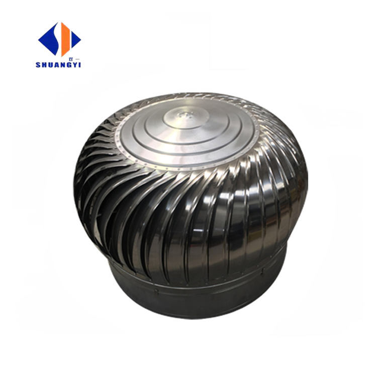 Stainless Steel Blade Industrial Roof Extractor Fan Without Electricity for Hotels Made