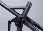 Trail Full Suspension Bicycle Frame Full Carbon Dual Shock 165 / 190mm