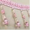 Buy cheap Handmade fashionable chain beads lace tassels fringes for curtain/sofa/pillow from wholesalers
