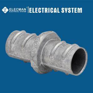 Quality 1/2&quot; - 2&quot; Zinc Flexible Conduit Fittings Coupling Screw In Flexible To Flexible Type wholesale