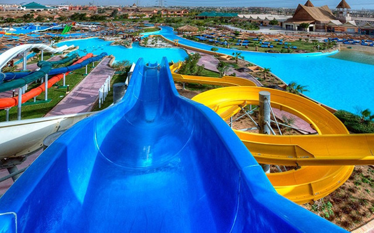 Kids / Adult Family Water Slide , Fiberglass Pool Outside Water Slides