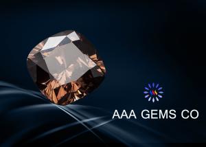 Quality Light Brown Cushion Cut Moissanite Diamond 6mm For Decoration wholesale