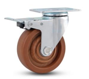 Quality 75mm Locking Wheels High Temp Caster Wheels Phenolic Caster wholesale
